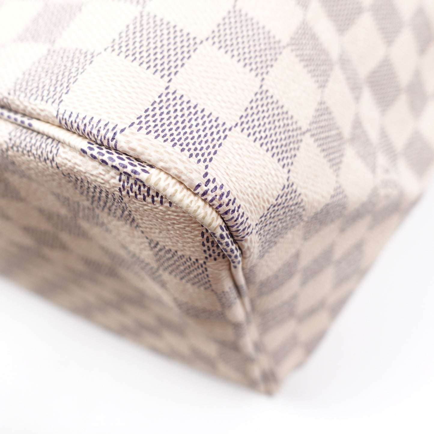 Pre-owned Louis Vuitton Neverfull GM Damier Azur Coated Canvas Tote W/P