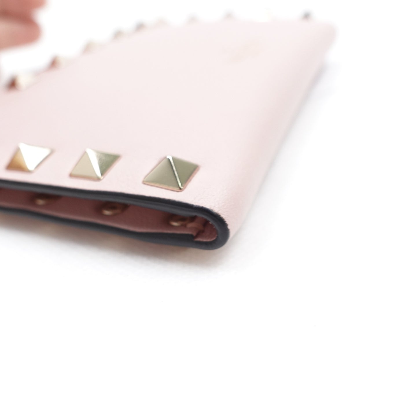 Pre-owned Valentino Pink Calfskin Wallet