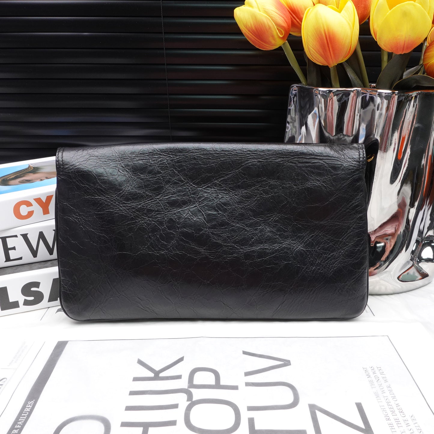 Pre-owned Balenciaga Black Calfskin Shoulder Bag