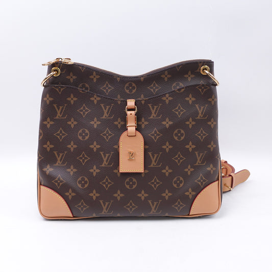 Pre-Owned Louis Vuitton Odeon MM Monogram Canvas Shoulder Bag