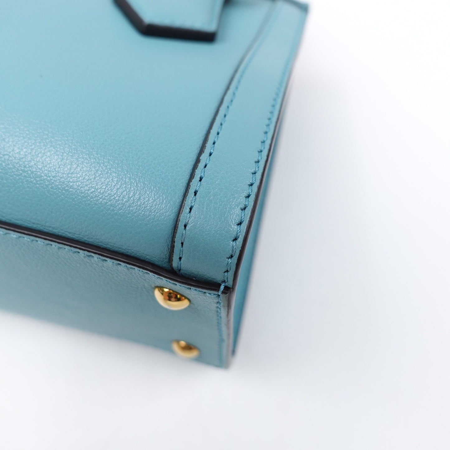 Pre-owned Gucci Diana Blue Calfskin Top Handle Bag