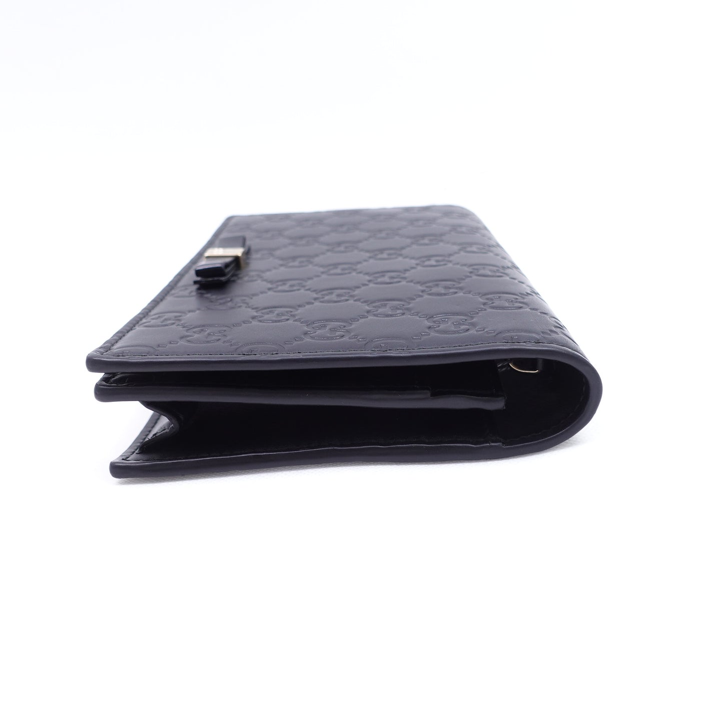 Pre-Owned Gucci Black Calfskin Shoulder Bag