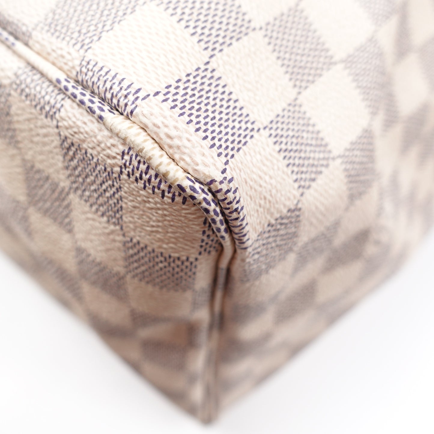 Pre-owned Louis Vuitton Neverfull GM Damier Azur Coated Canvas Tote W/P