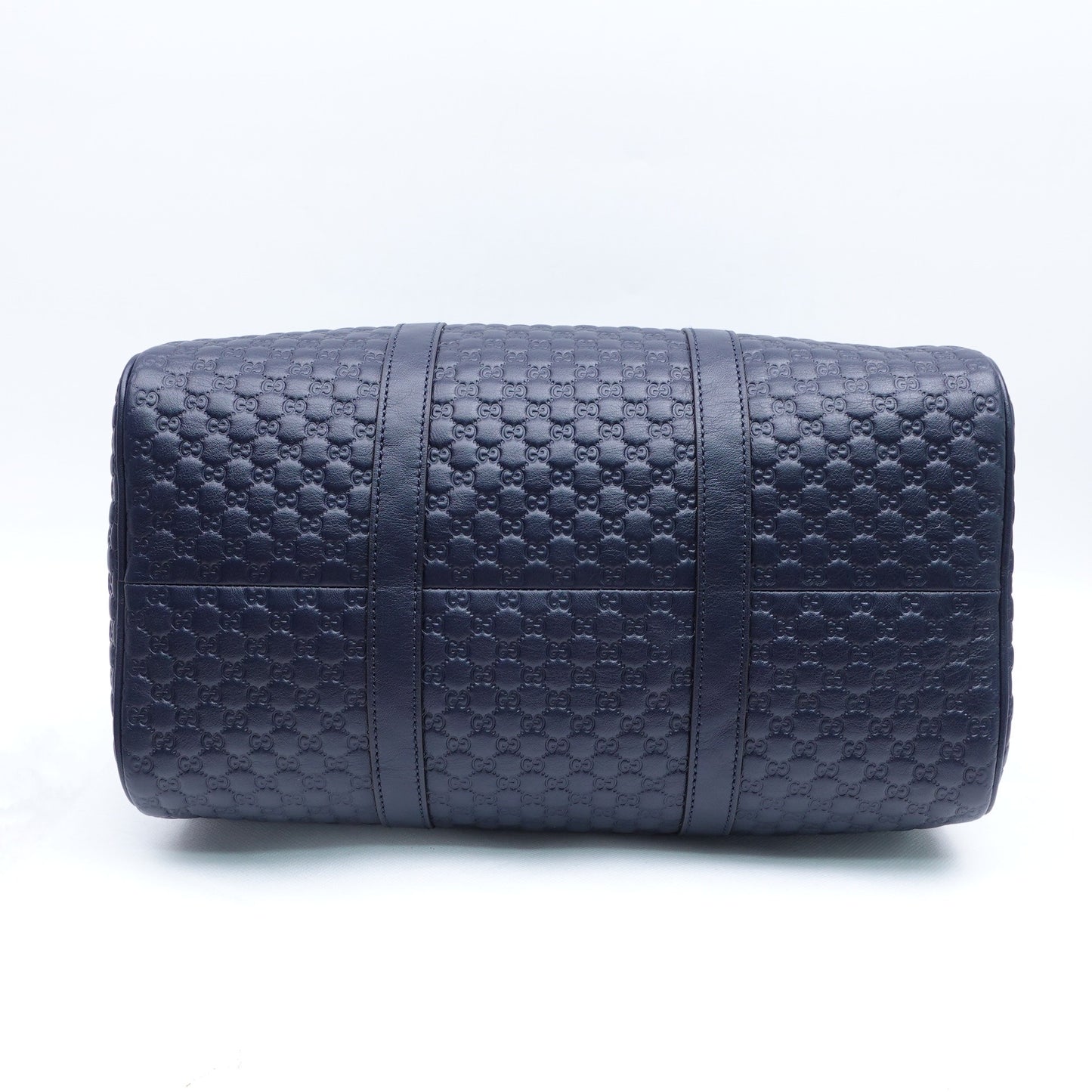 Pre-owned Gucci Boston Blue Calfskin Shoulder Bag