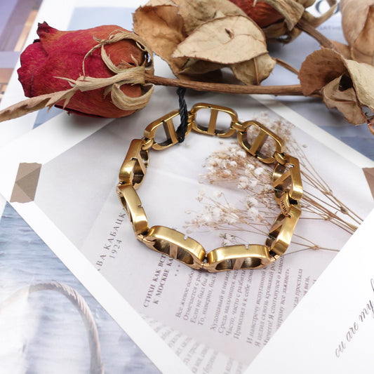Pre-Owned Dior Gold Tone Bracelet