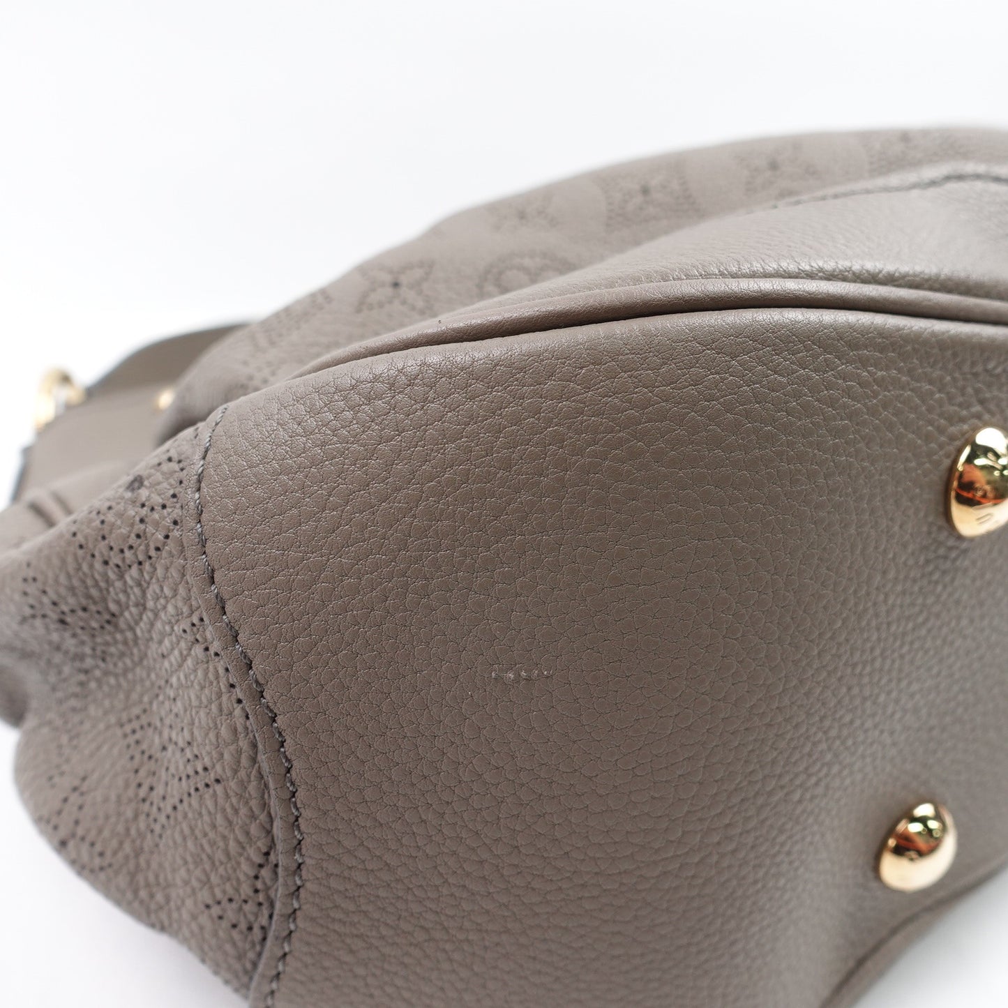 Pre-owned Louis Vuitton Solar Grey Calfskin Shoulder Bag