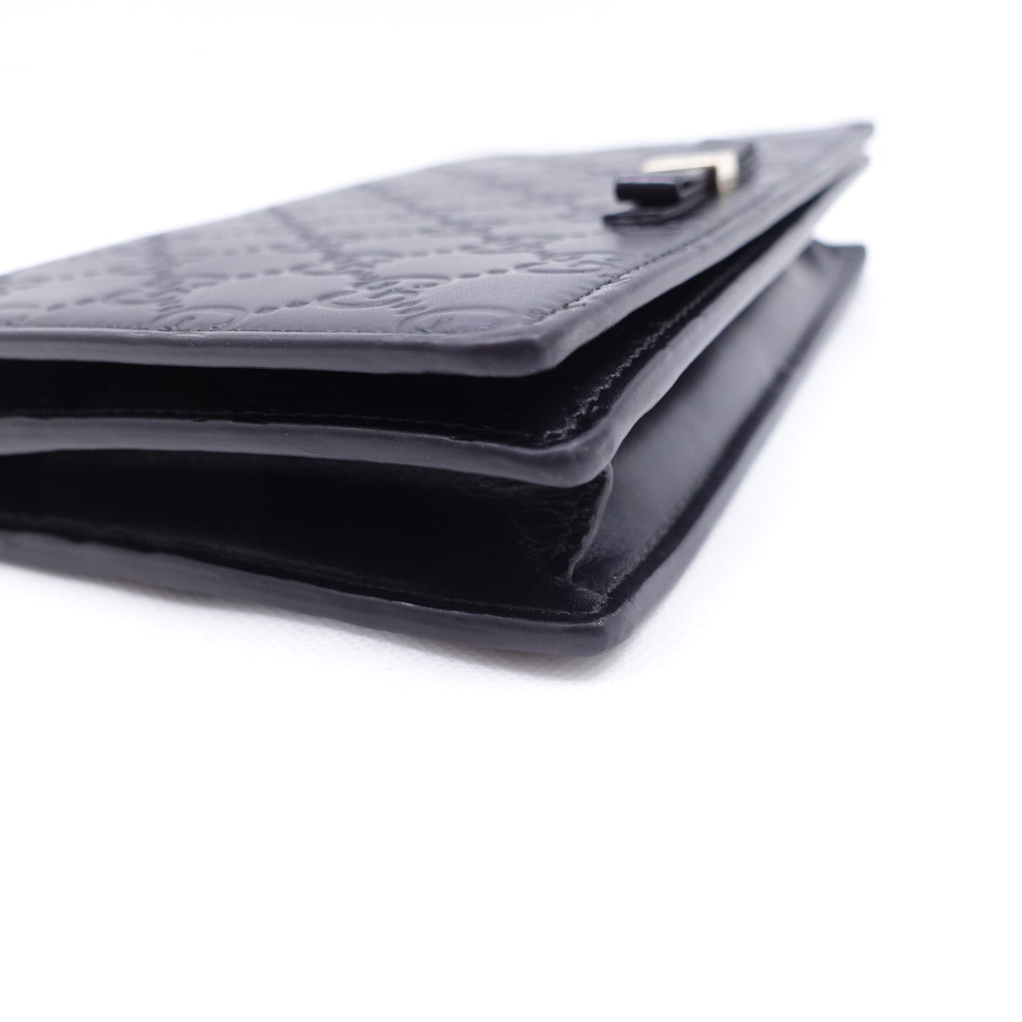 Pre-Owned Gucci Black Calfskin Shoulder Bag