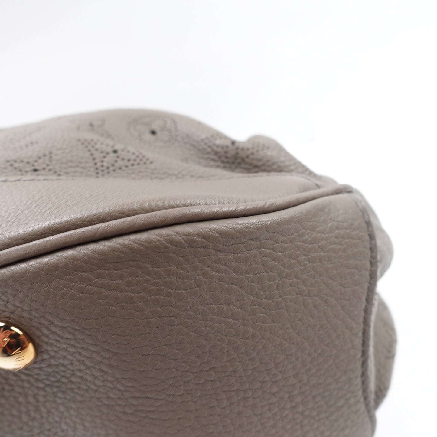 Pre-owned Louis Vuitton Solar Grey Calfskin Shoulder Bag