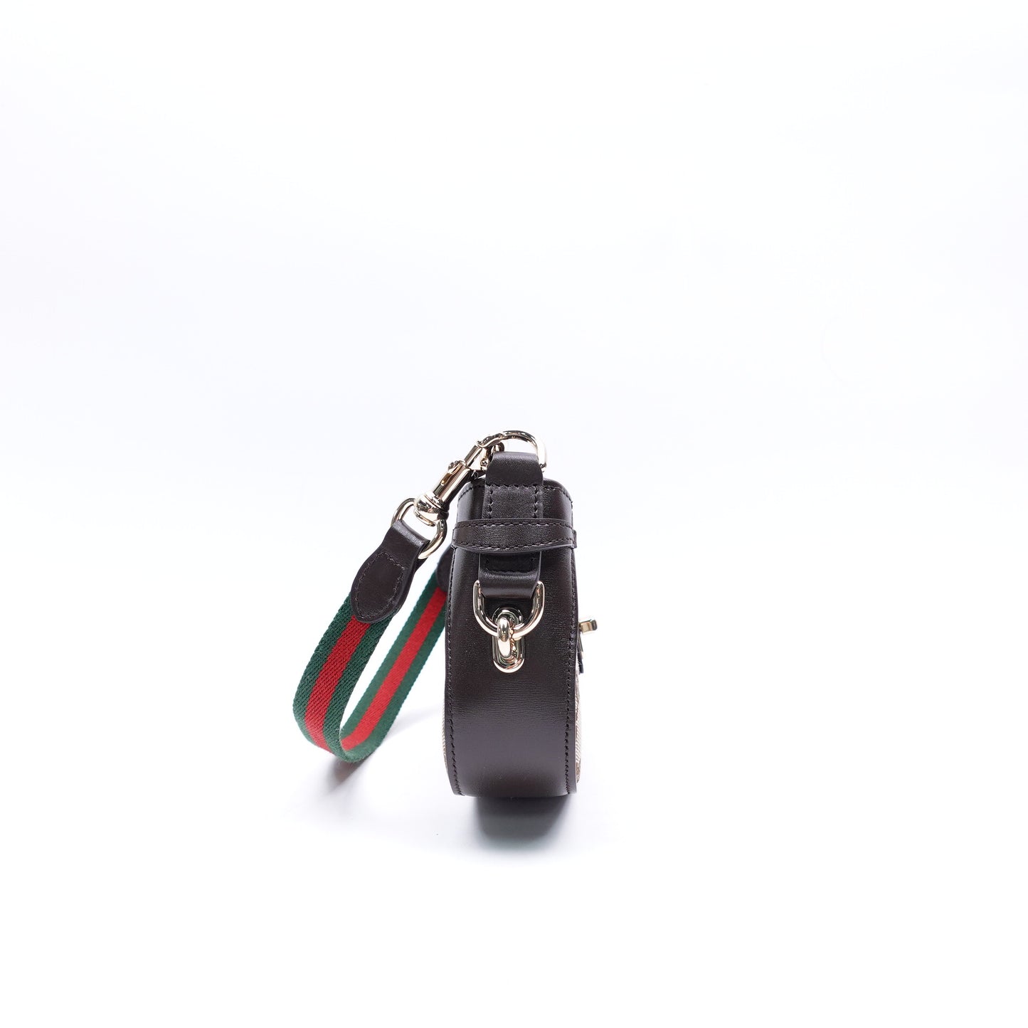 Pre-owned Gucci Moon Side GG Canvas Hobo Bag