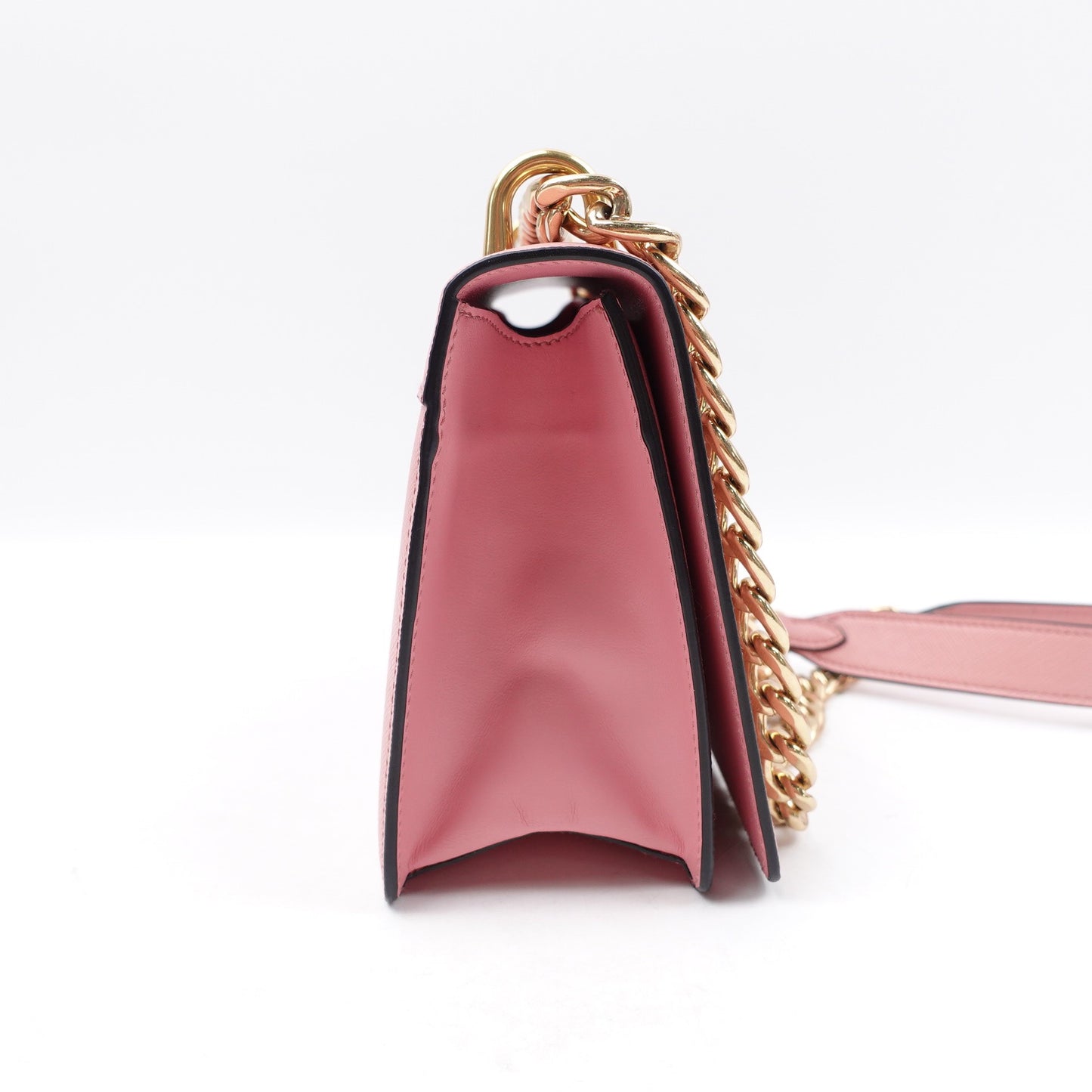 Pre-owned Prada Pink Calfskin Shoulder Bag
