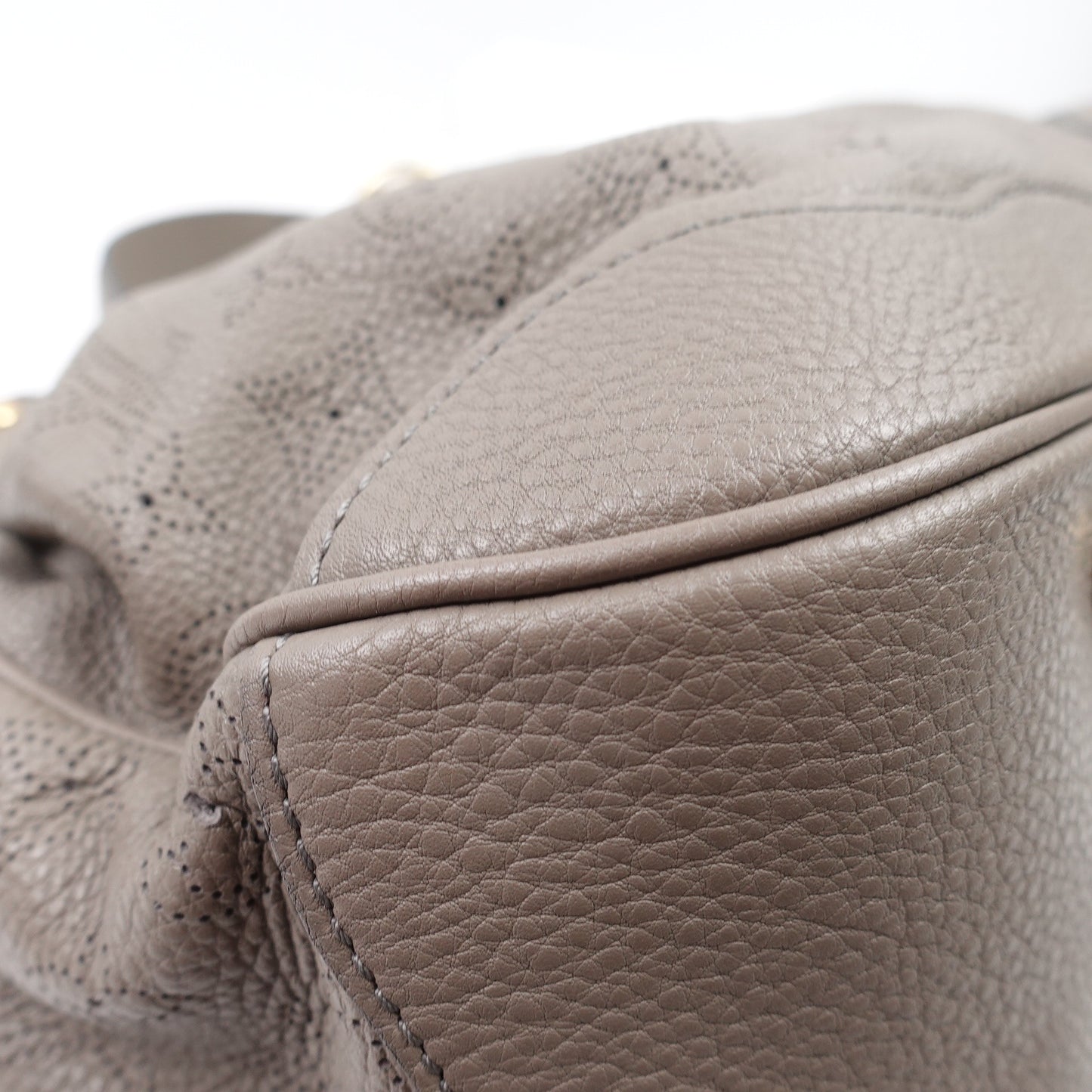 Pre-owned Louis Vuitton Solar Grey Calfskin Shoulder Bag