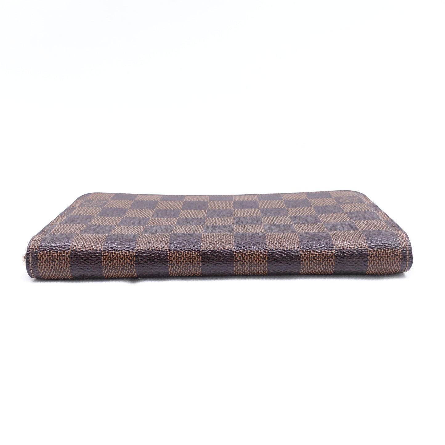 Pre-owned Louis Vuitton Damier Ebene Coated Canvas Long Wallet