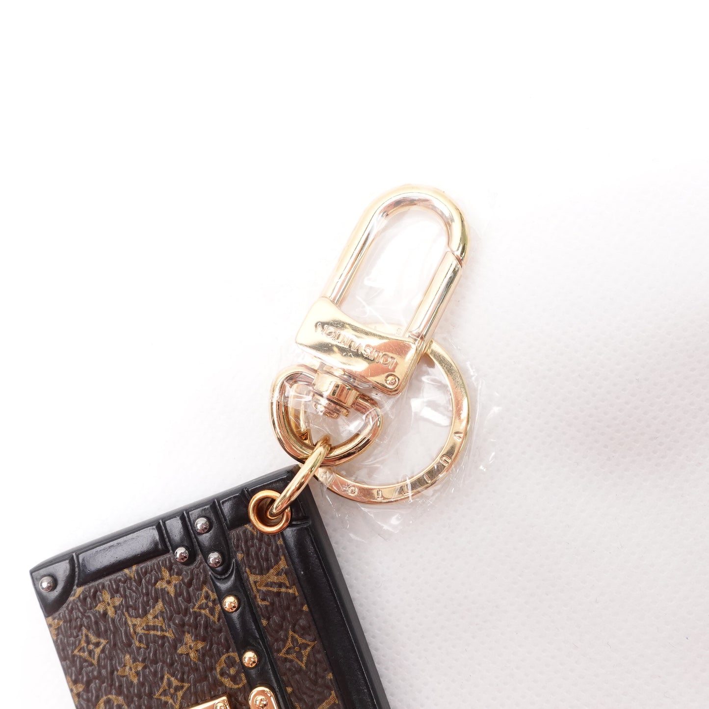 Pre-owned Louis Vuitton Trunk Monogram Bag Charm