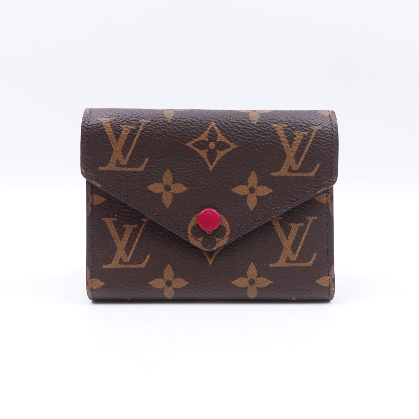 Pre-owned Louis Vuitton Victorine Monogram Coated Canvas Wallet