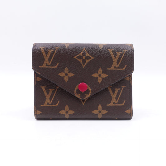 Pre-owned Louis Vuitton Victorine Monogram Coated Canvas Wallet