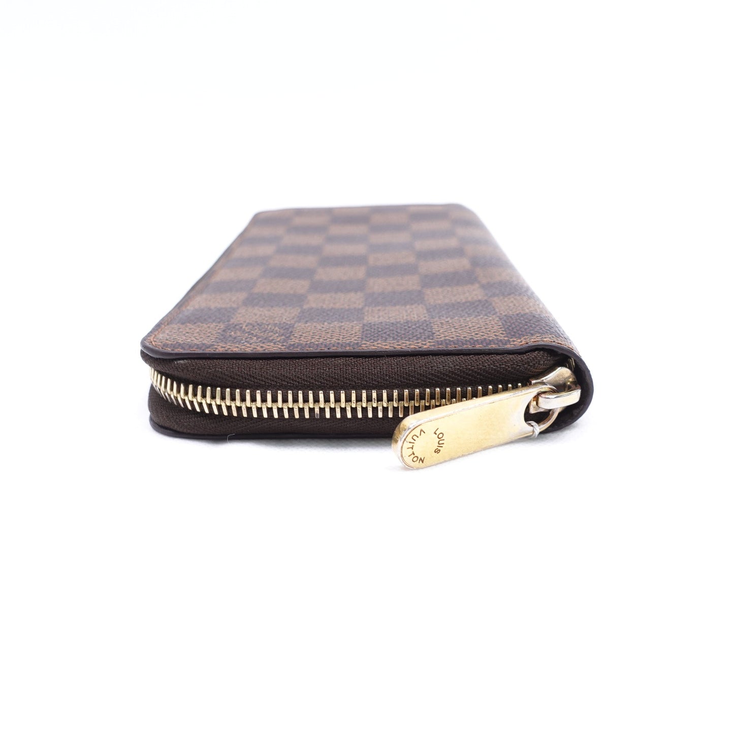 Pre-owned Louis Vuitton Damier Ebene Coated Canvas Long Wallet