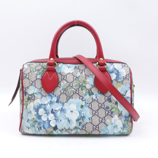 Pre-owned Gucci Boston Bloom Flower Shoulder Bag