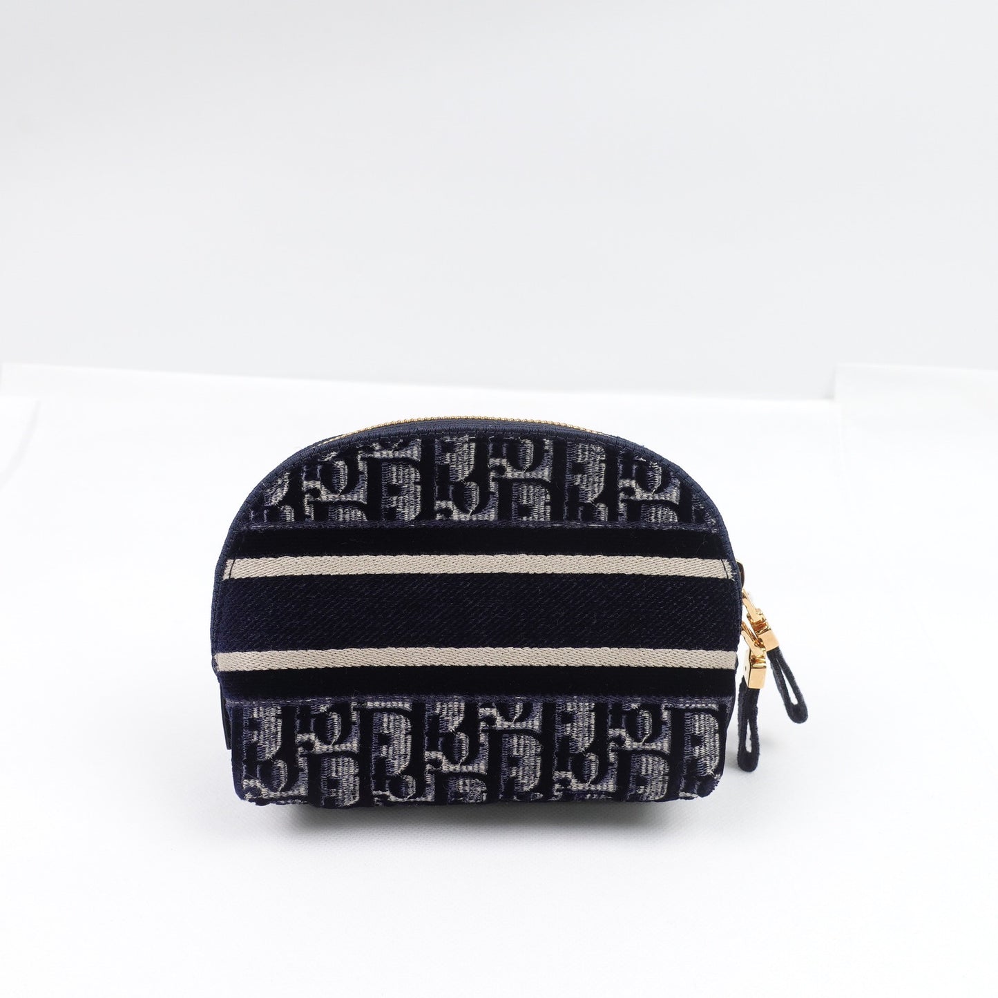 Pre-owned Dior Blue Velvet Clutch