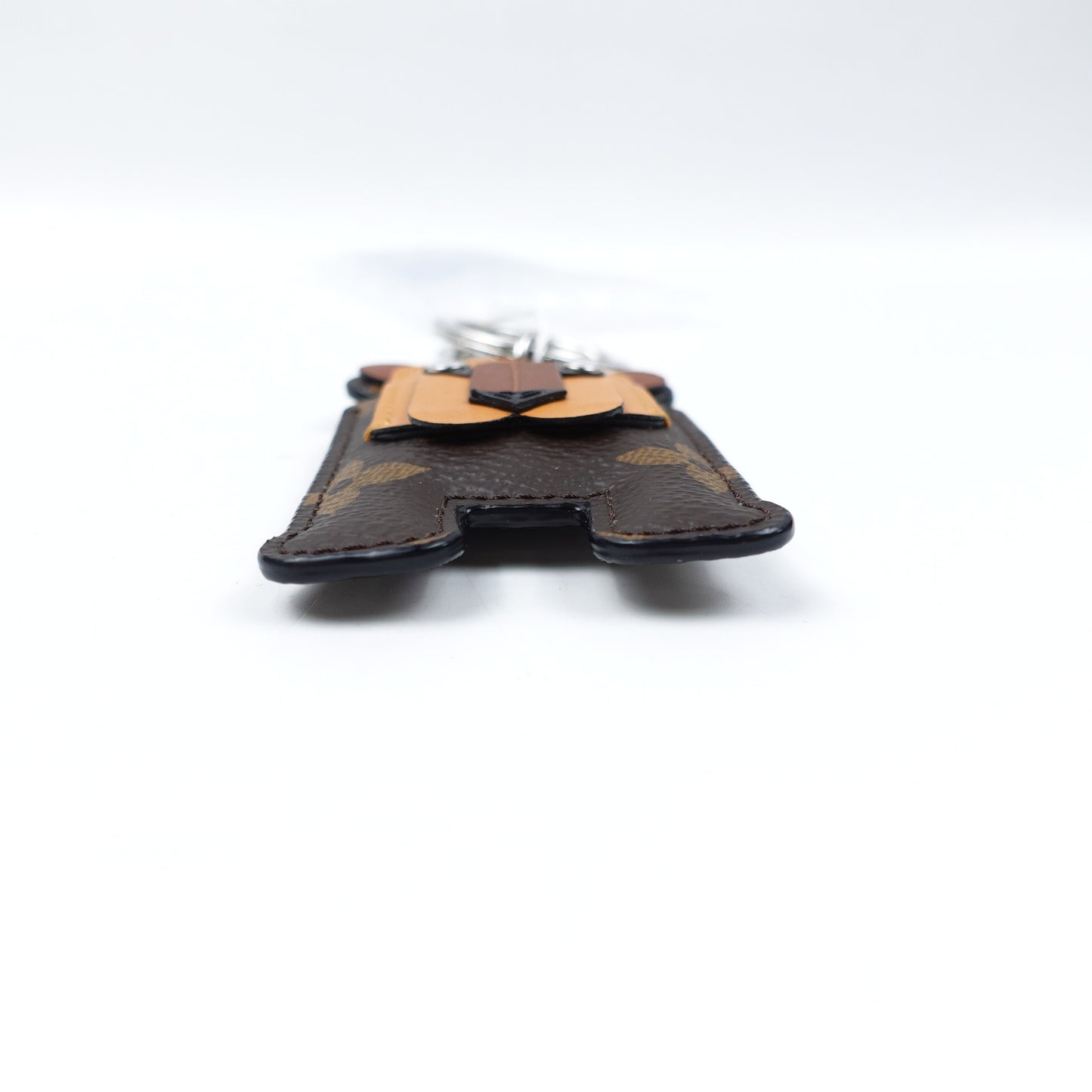 Louis Vuitton Silver-Tone Metal Monogram Lion Bag Charm