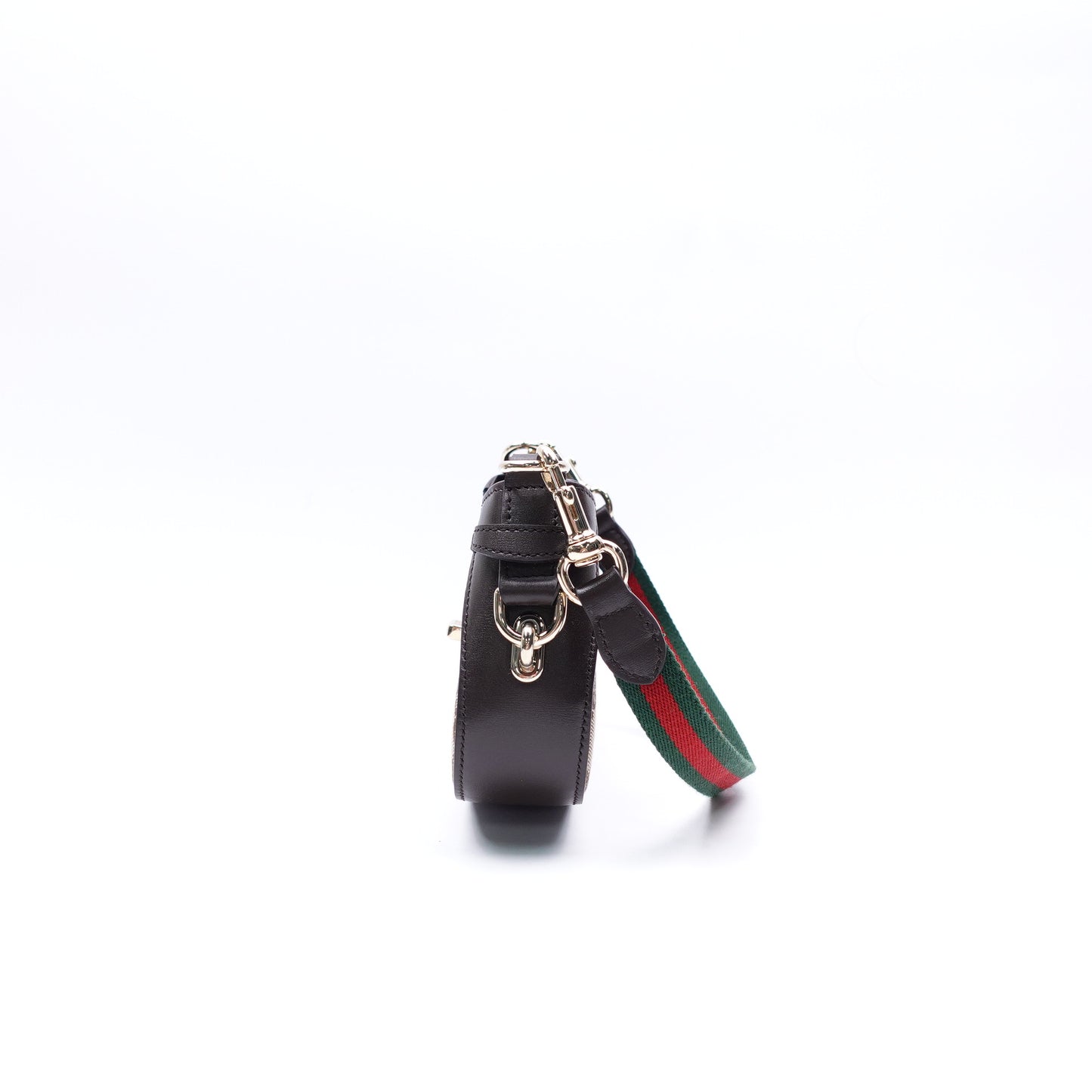 Pre-owned Gucci Moon Side GG Canvas Hobo Bag