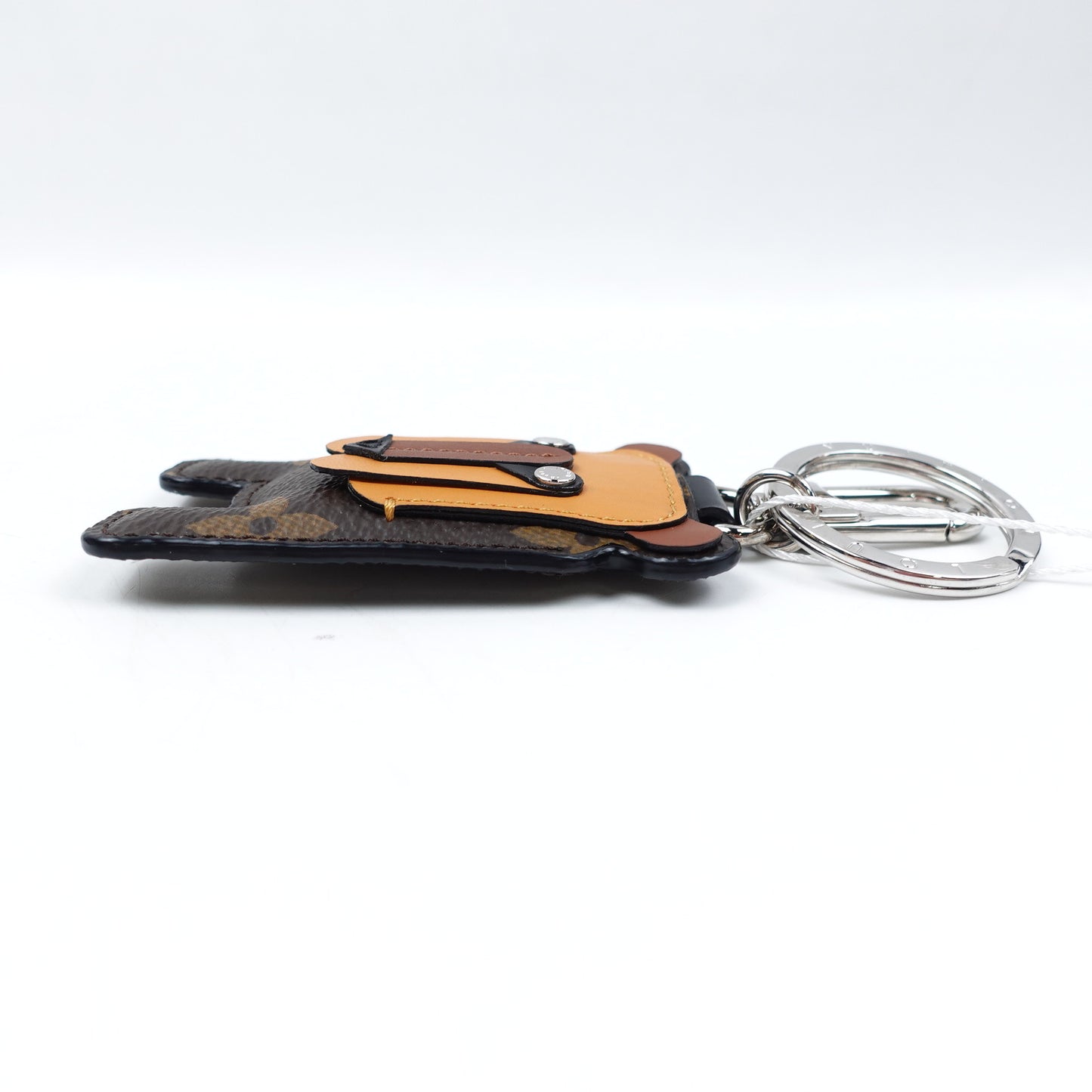 Louis Vuitton Silver-Tone Metal Monogram Lion Bag Charm