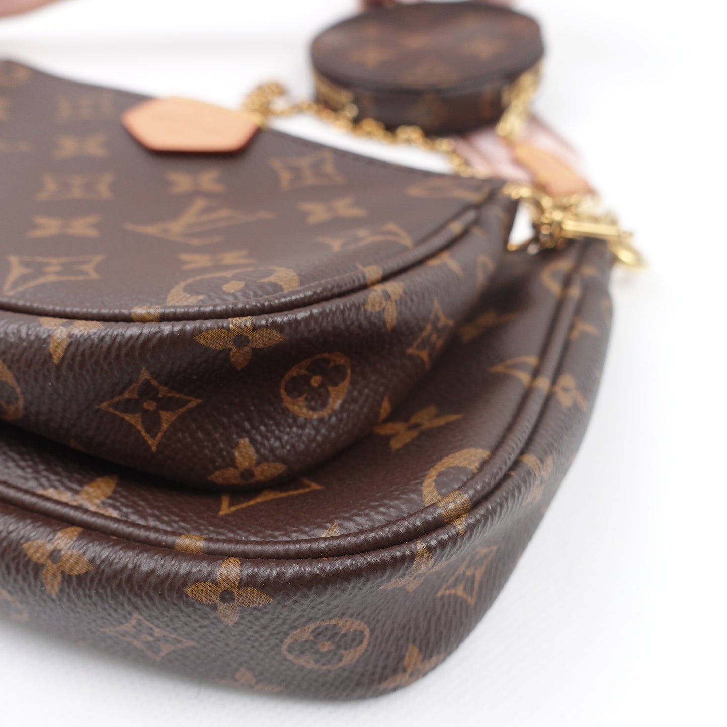 Pre-owned Louis Vuitton Multi Pochette Accessories Monogram Coated Canvas Shoulder Bag