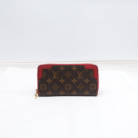 Pre-owned Louis Vuitton Retiro Monogram Coated Canvas Wallet T10314123