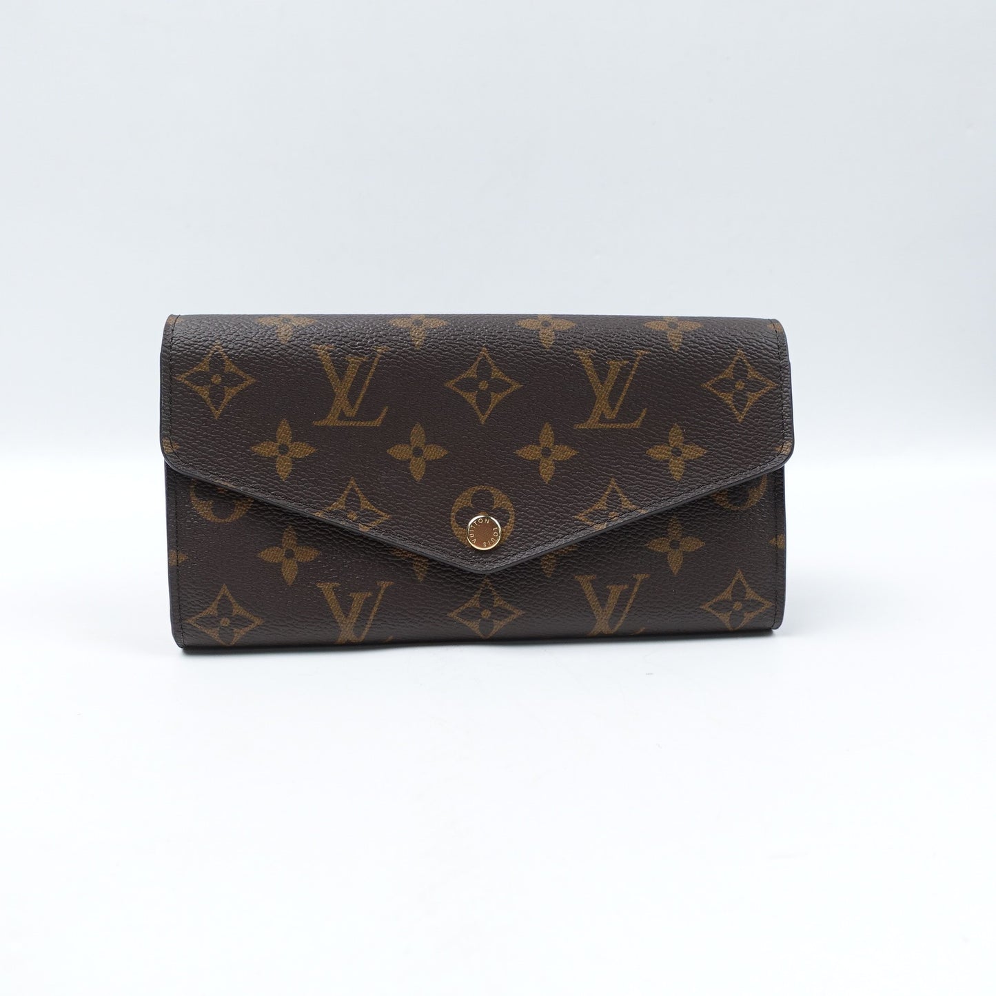 Pre-owned Louis Vuitton Sarah Monogram Coated Canvas Wallet