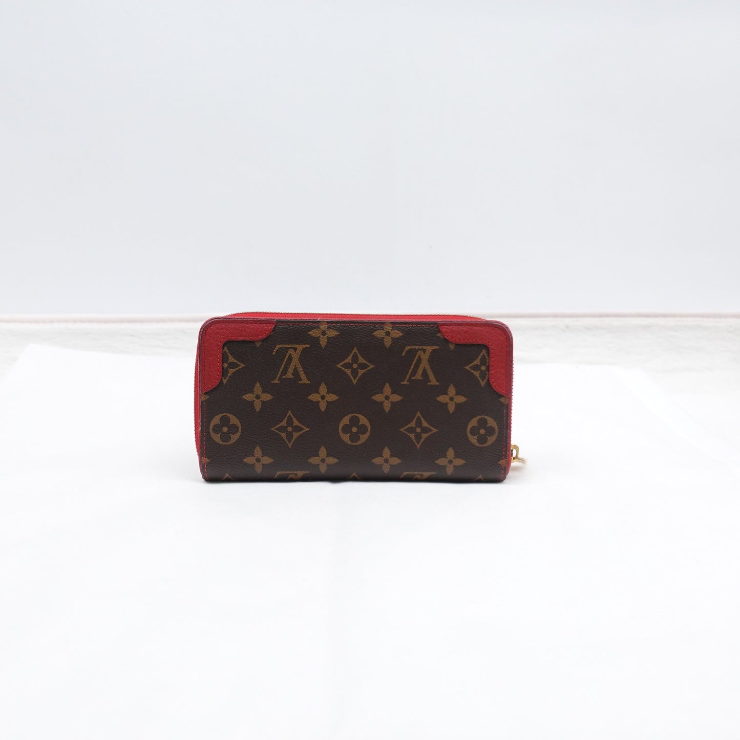 Pre-owned Louis Vuitton Retiro Monogram Coated Canvas Wallet T10314123
