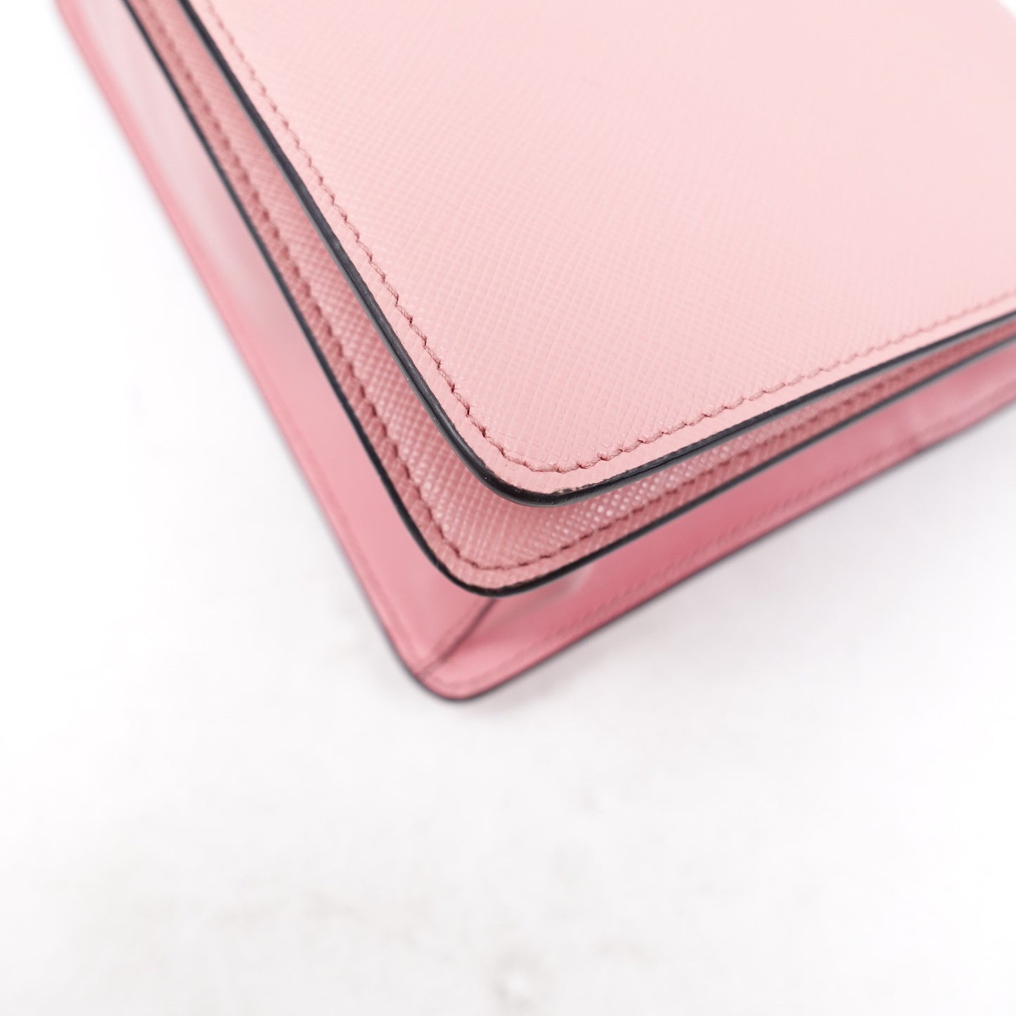 Pre-owned Prada Pink Calfskin Shoulder Bag
