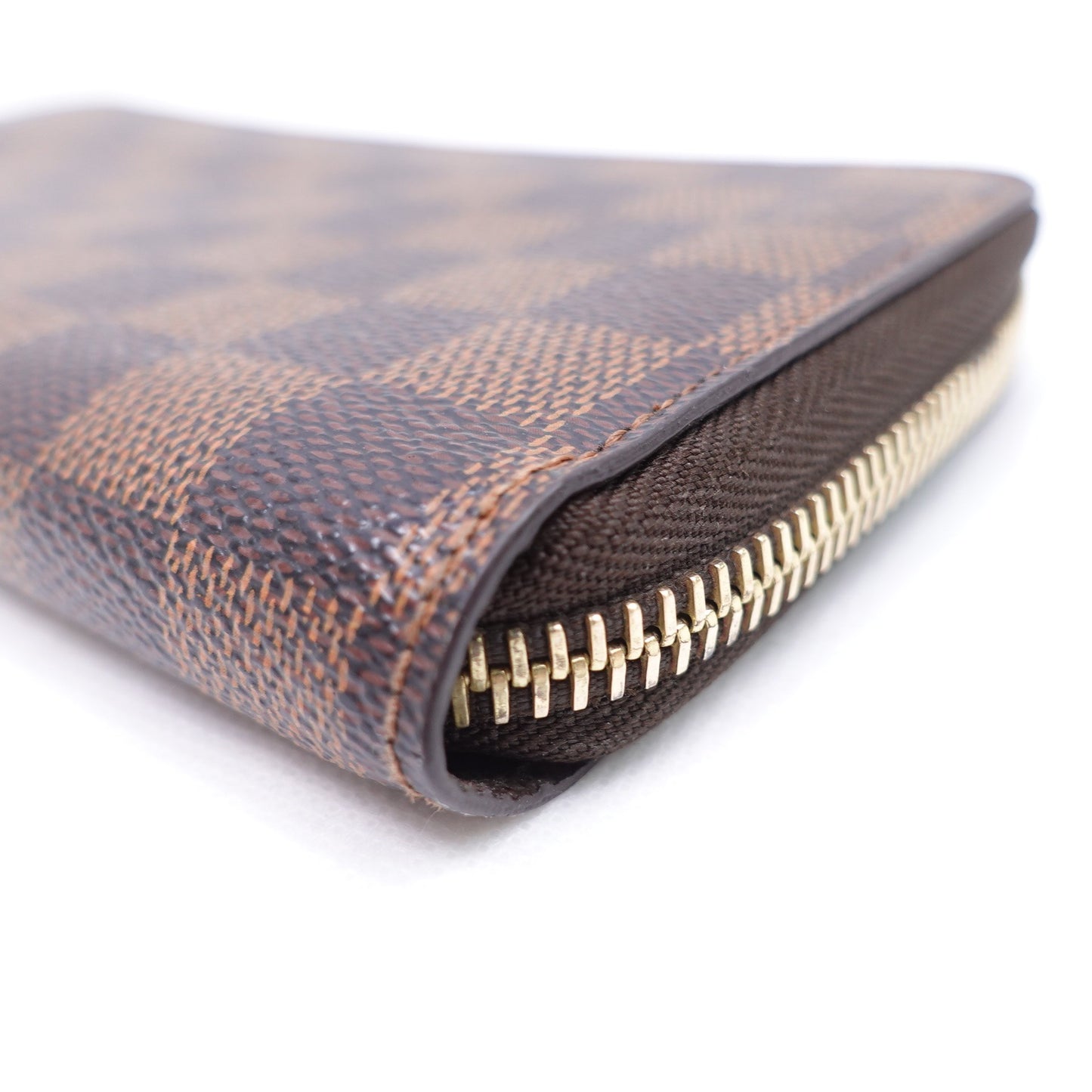 Pre-owned Louis Vuitton Damier Ebene Coated Canvas Long Wallet