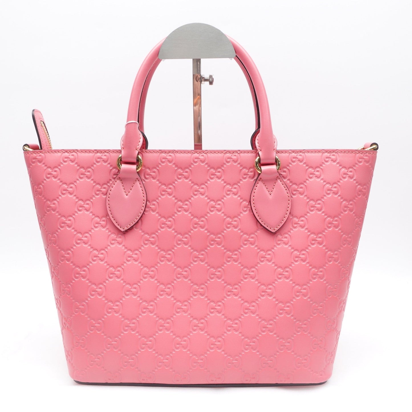 Pre-owned Gucci GG Pink Calfskin Shoulder Bag