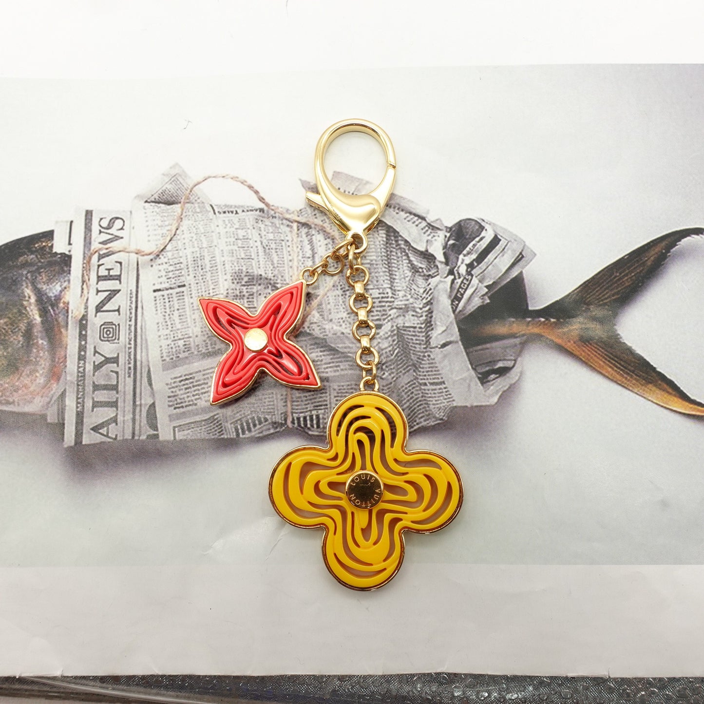 Pre-owned Louis Vuitton Multicolor Metal Bag Charm