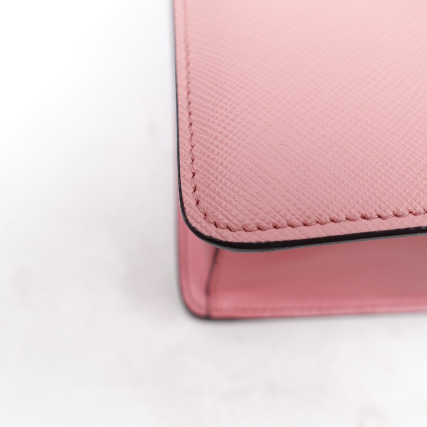 Pre-owned Prada Pink Calfskin Shoulder Bag