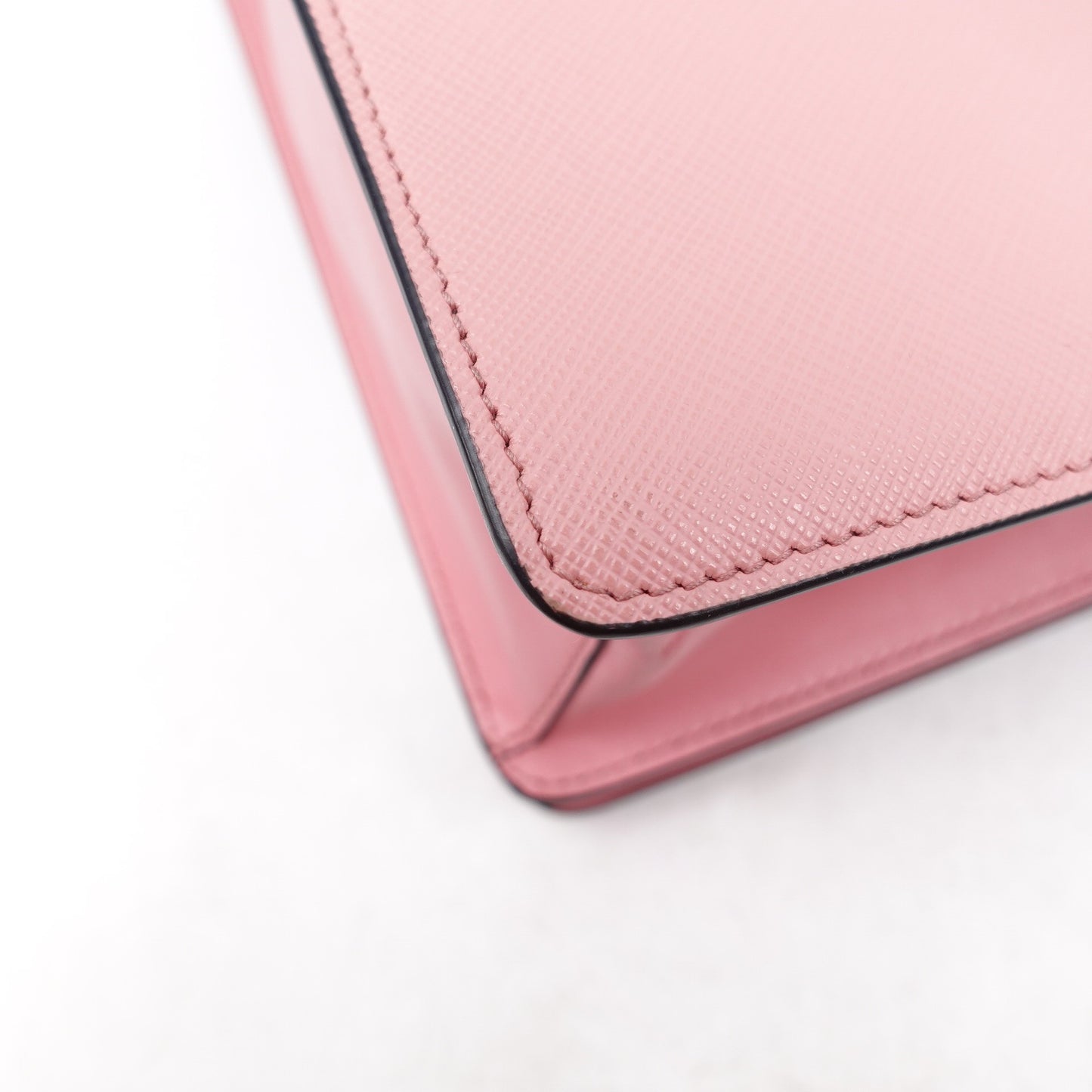 Pre-owned Prada Pink Calfskin Shoulder Bag