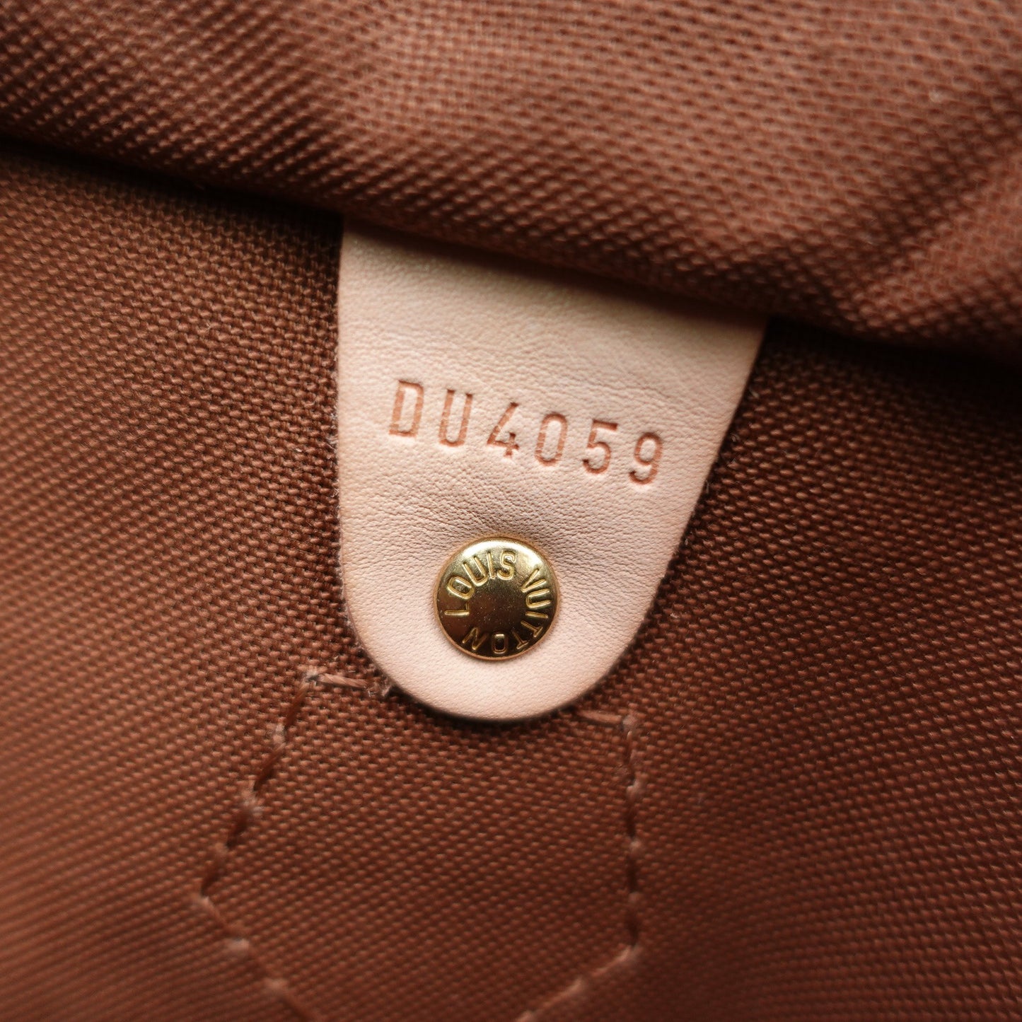 Pre-owned Louis Vuitton Speedy 35 Monogram Coated Canvas Top Handle Bag