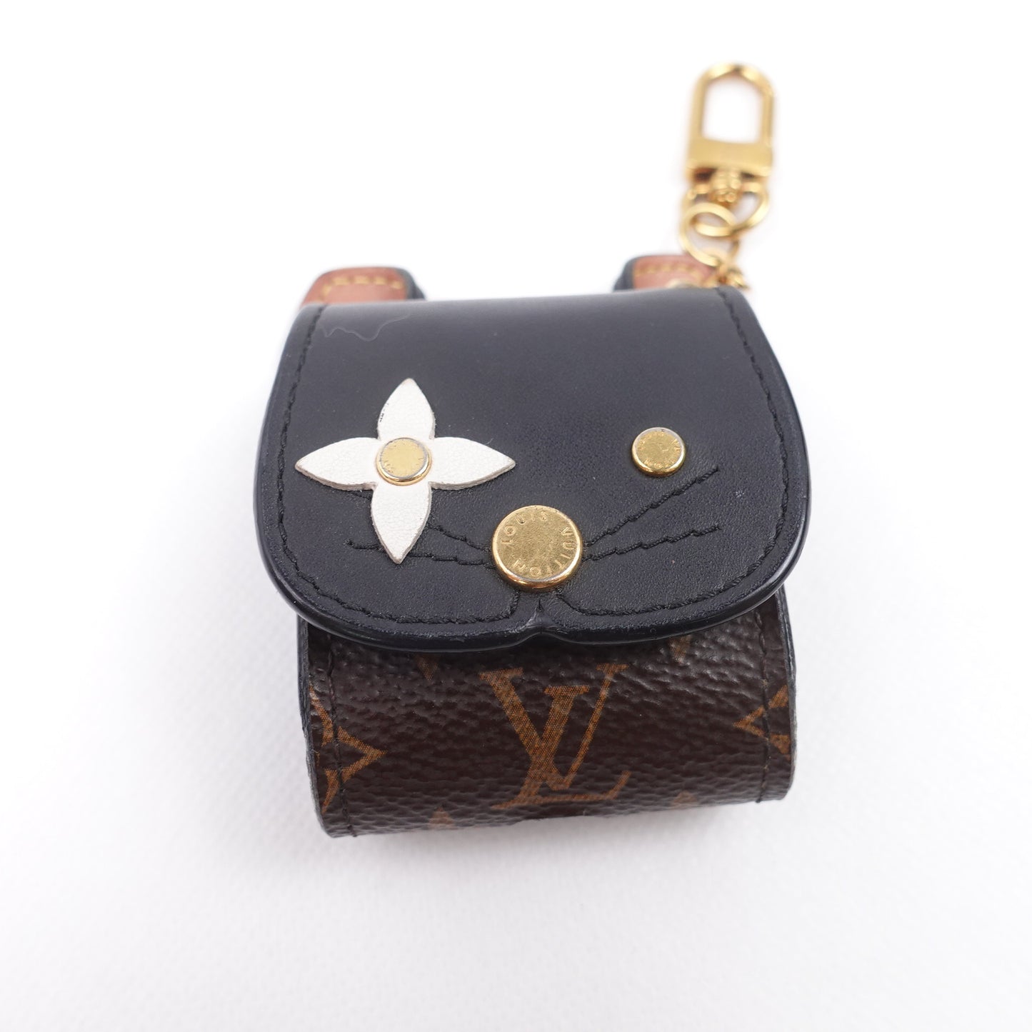 Pre-owned Louis Vuitton Dog Airpod1/2 Holder