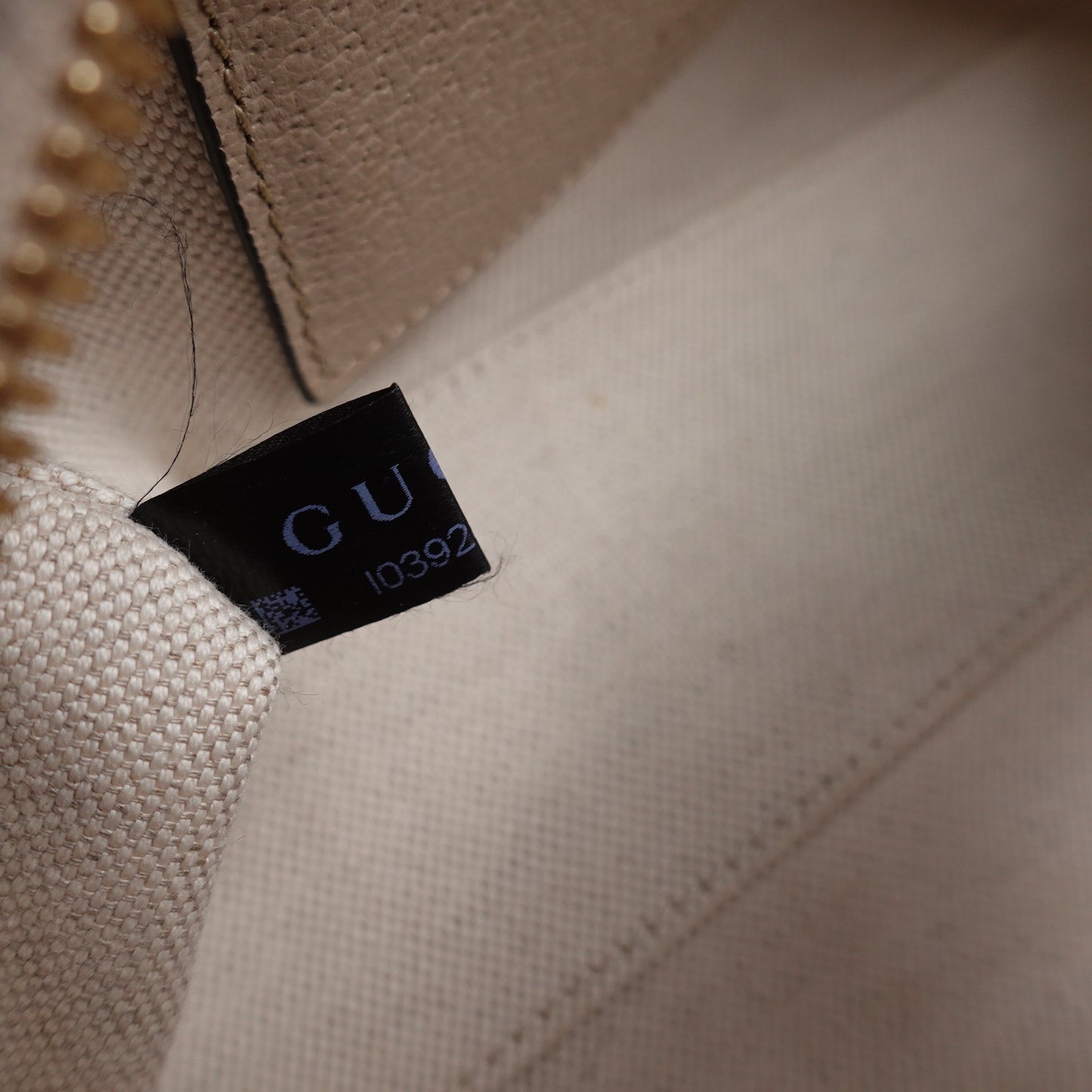 Pre-owned GUCCI Coated Canvas Shoulder Bags Ophidia White Monogram Shoulder Bag T10221622
