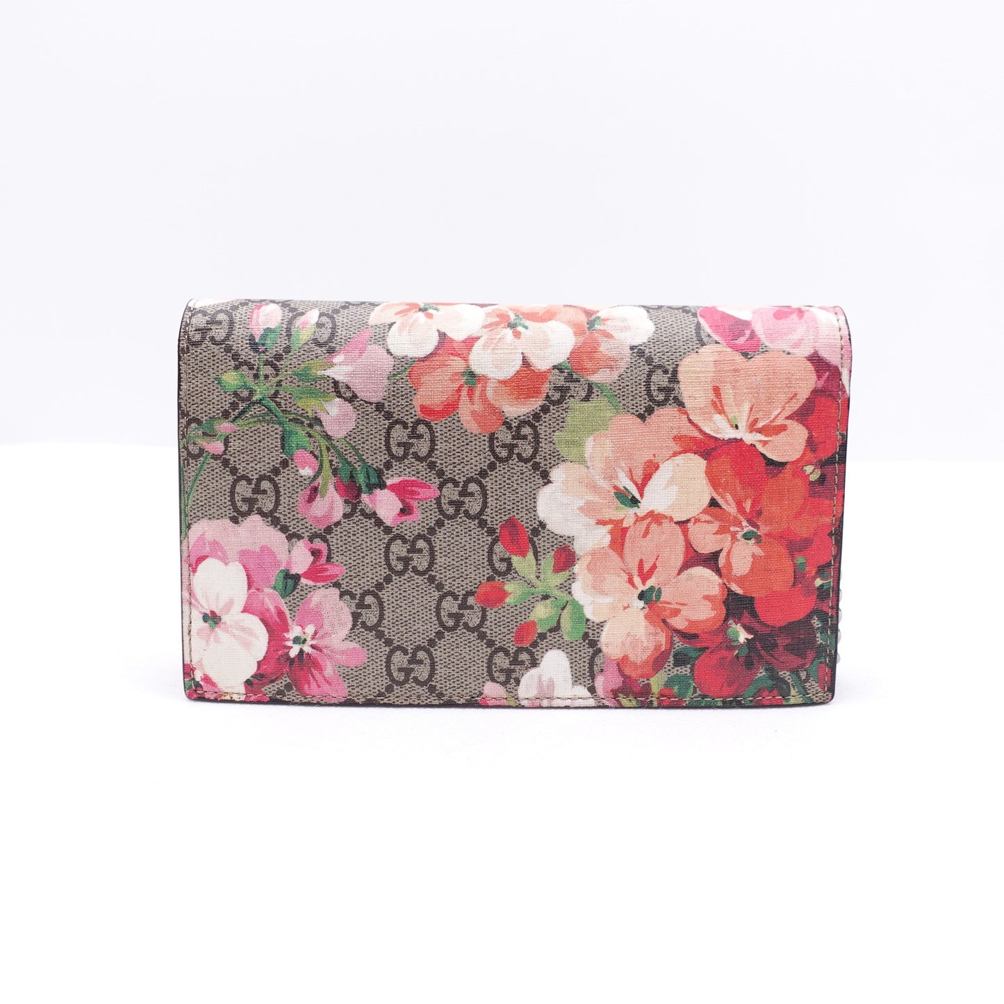 Pre-owned Gucci Monogram Coated Canvas WOC T10318821