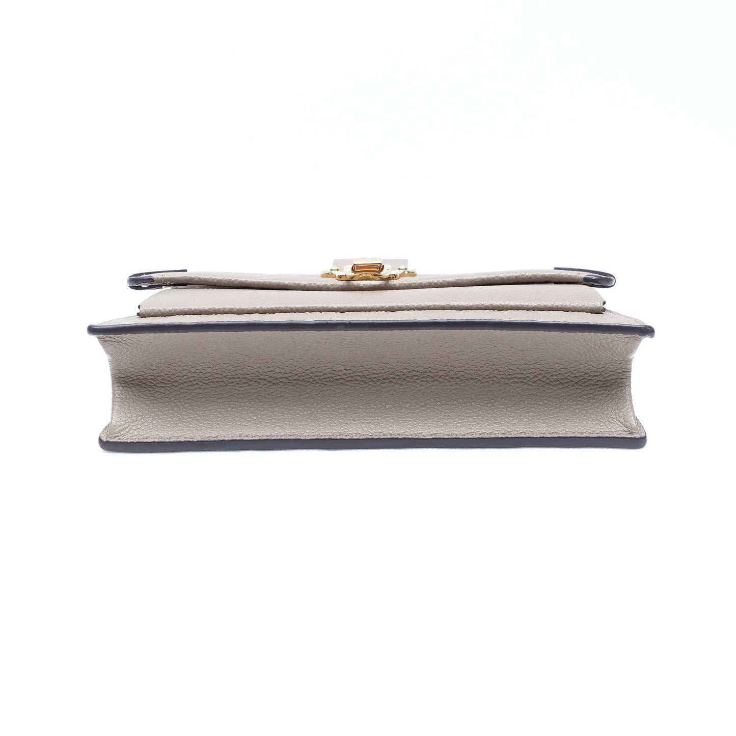 Pre-owned Louis Vuitton Vavin WOC Grey Calfskin Shoulder Bag