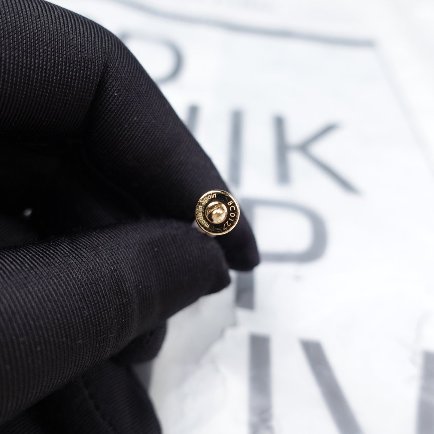 Pre-Owned Louis Vuitton Azur Gold Tone Coated Canvas Bracelet