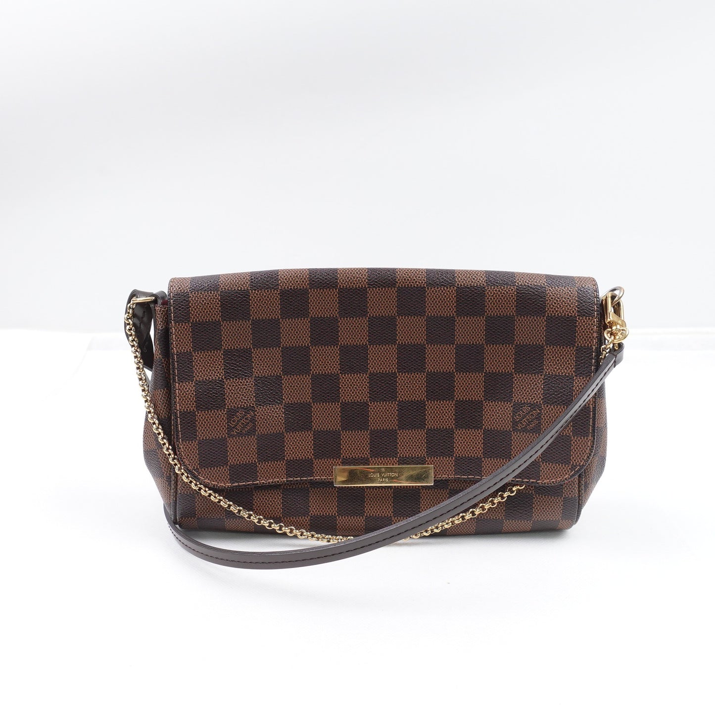 Pre-owned Louis Vuitton Favorite MM Coated Canvas Shoulder Bag