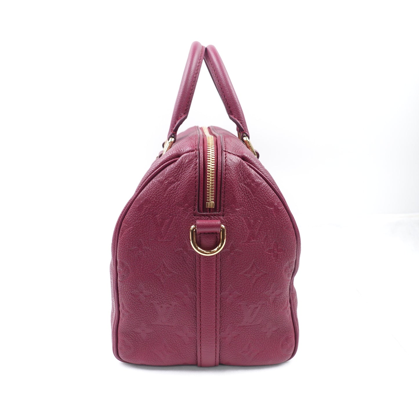 Pre-owned Louis Vuitton Speedy 30 Fushia Calfskin Tote Bag