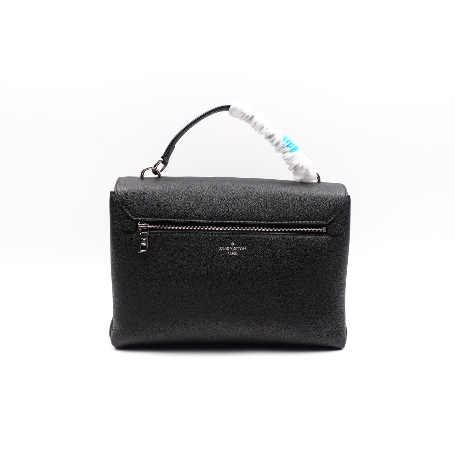 Pre-owned Louis Vuitton Lockme BB Black Calfskin Shoulder Bag