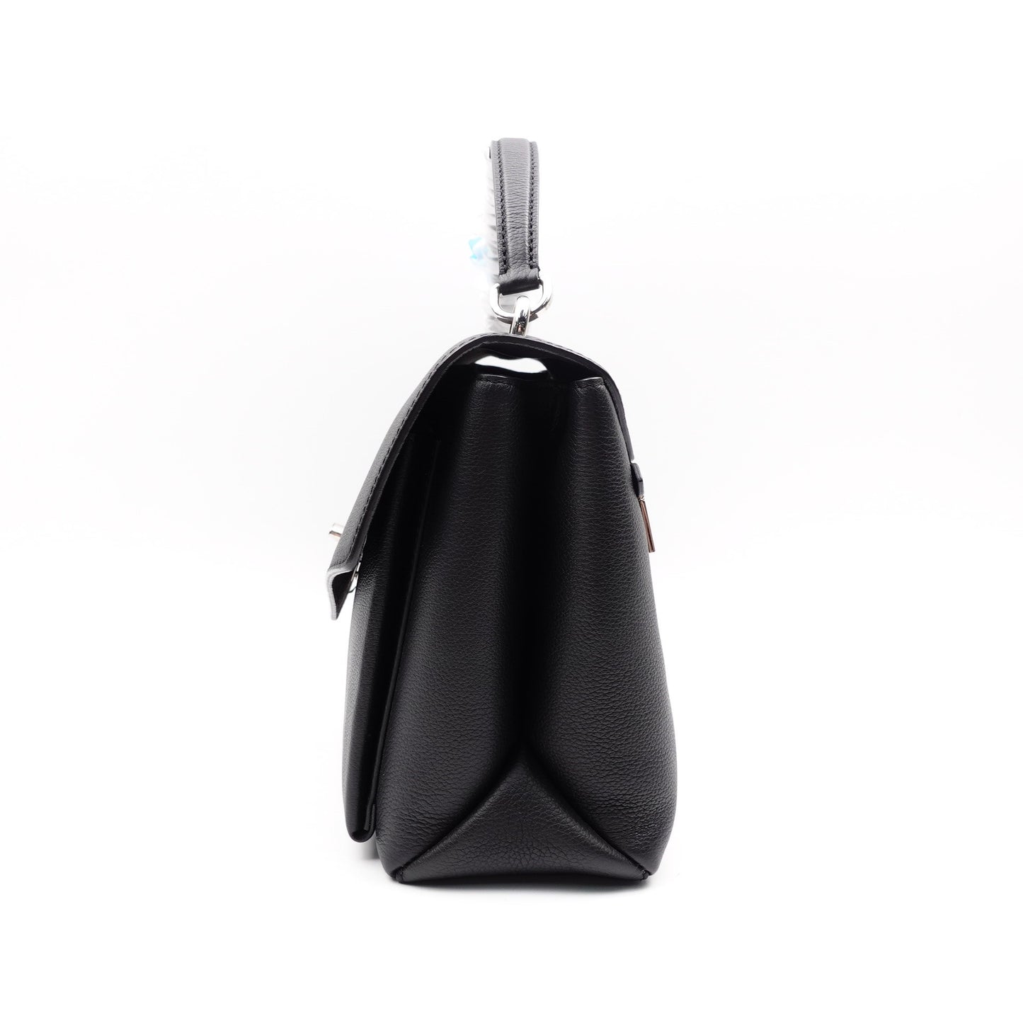 Pre-owned Louis Vuitton Lockme BB Black Calfskin Shoulder Bag