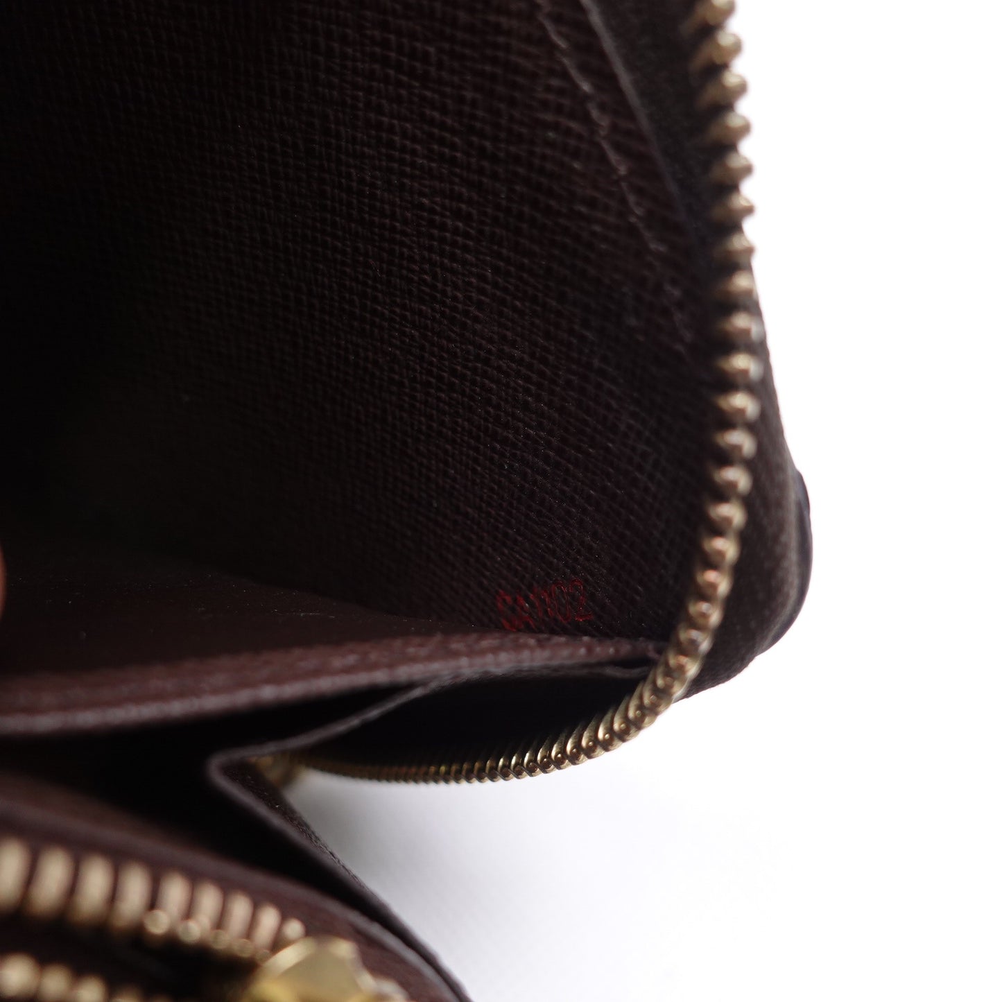 Pre-owned Louis Vuitton Damier Ebene Coated Canvas Long Wallet