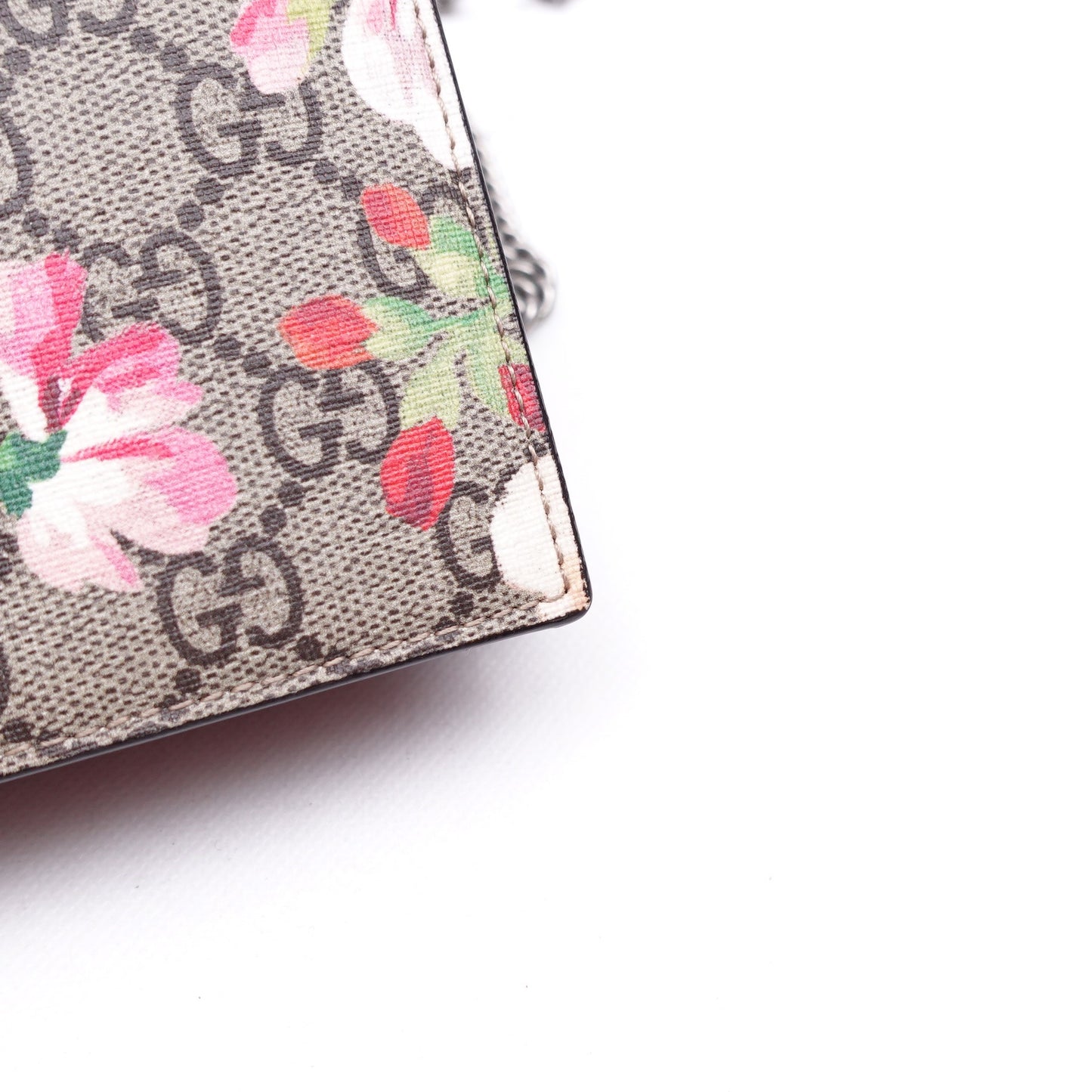 Pre-owned Gucci Monogram Coated Canvas WOC T10318821