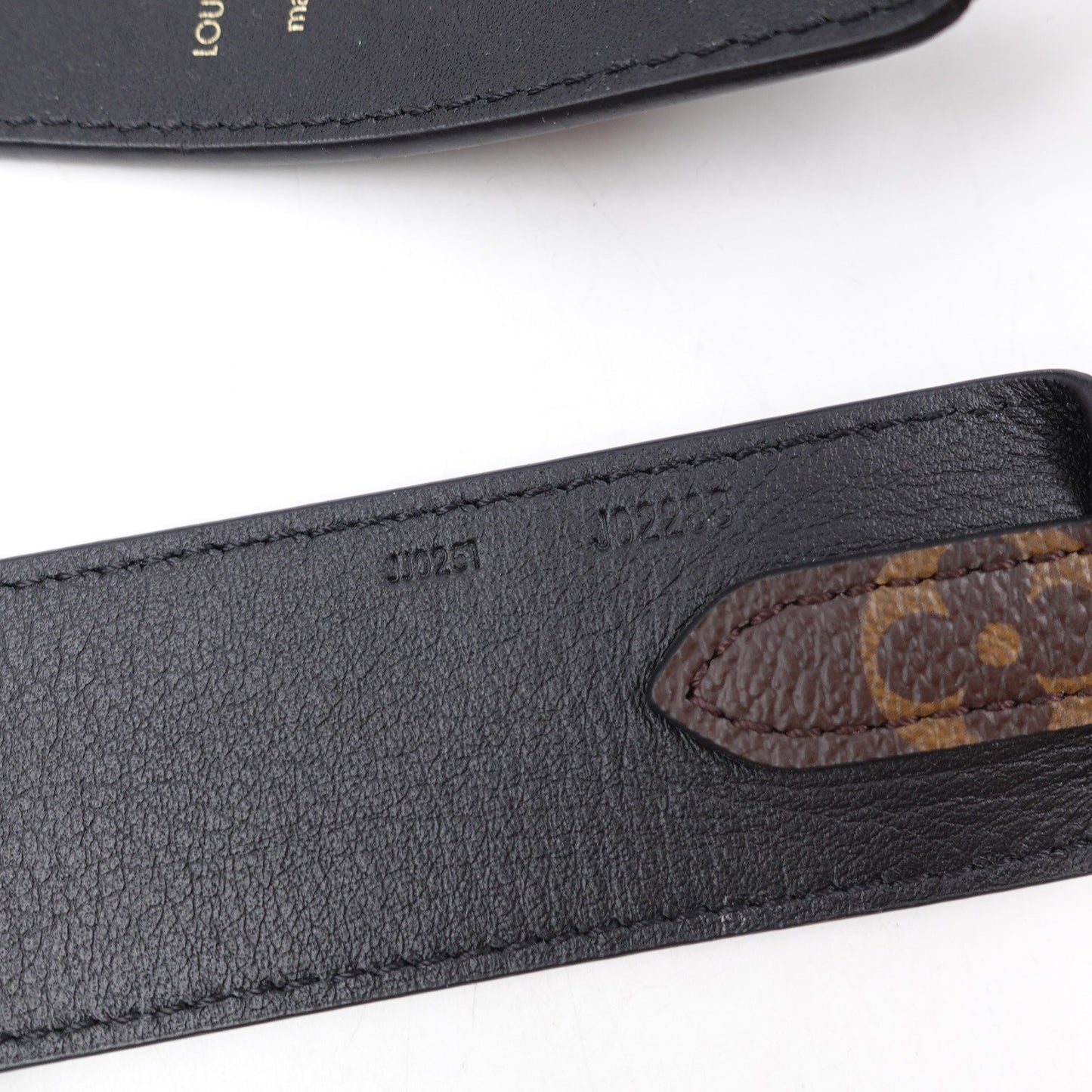 Pre-owned Louis Vuitton Monogram Coated Canvas Belt