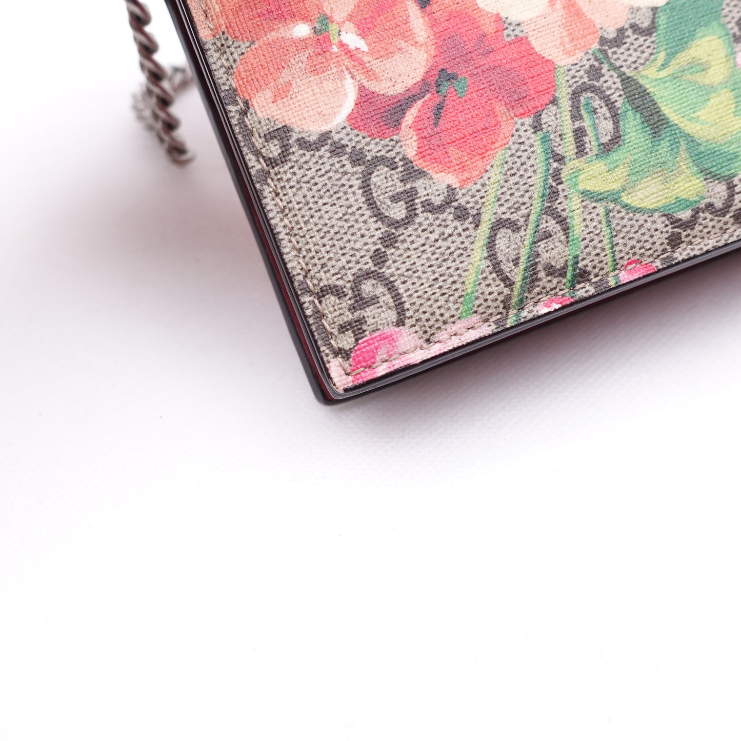 Pre-owned Gucci Monogram Coated Canvas WOC T10318821