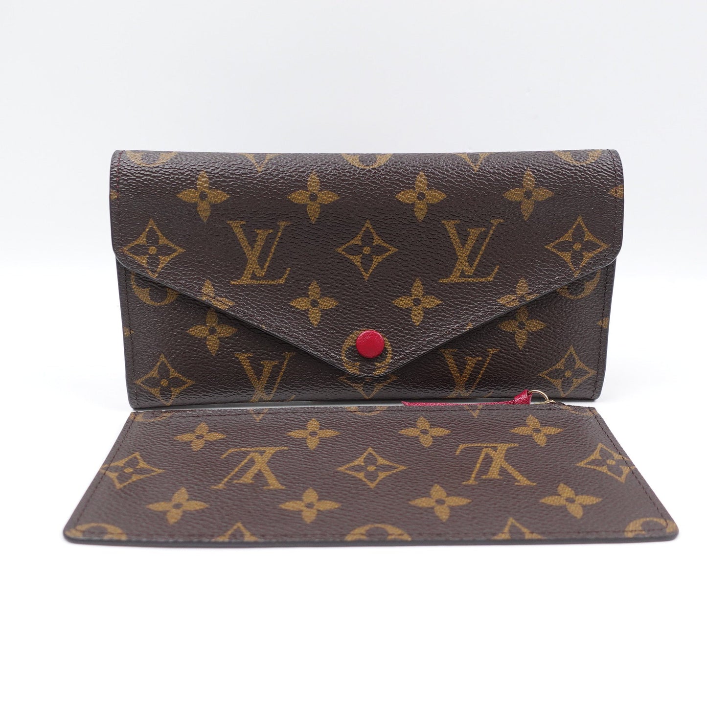 Pre-owned Louis Vuitton Josephine Monogram Coated Canvas Wallet